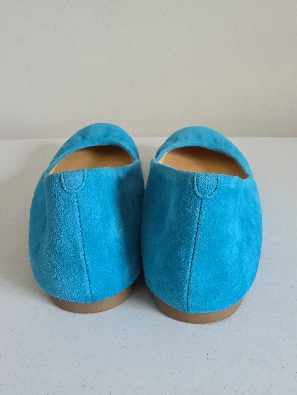 J.CREW | Ballet Flats Teal Blue Suede Sz 5